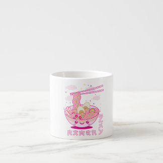 Taza De Espresso Cute Kawaii Ramen Noodles Anime Chicas de Ramen, a
