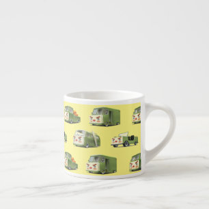 Taza De Espresso Cute Personalizado Cars Lineup
