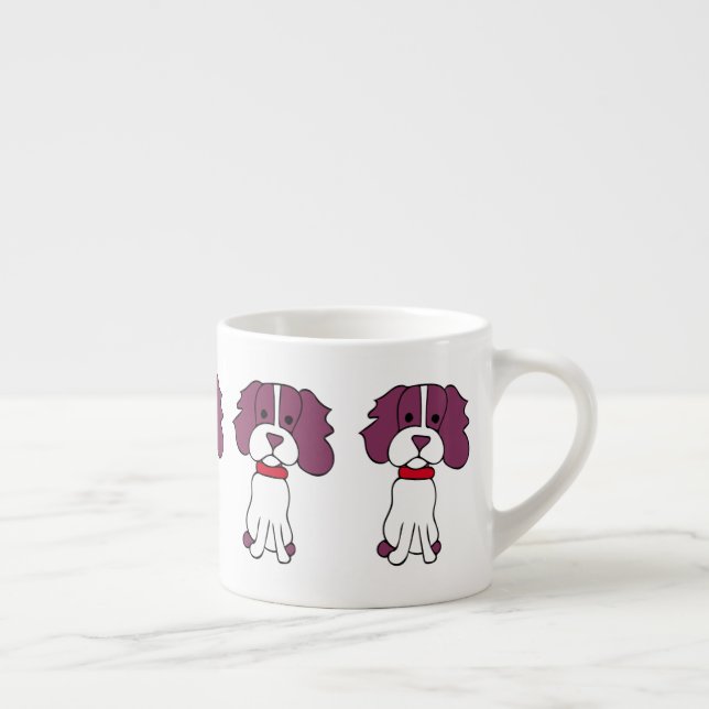 Taza De Espresso Cute Spaniel (Derecha)
