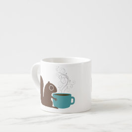 Taza De Espresso Cute Squirrel Coffee Lover | Critter salvaje