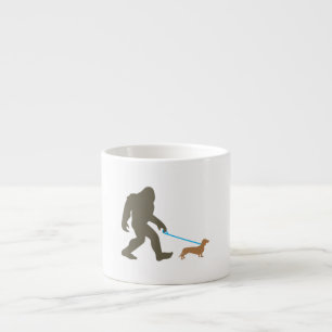 Taza De Espresso Dachshund Sasquatch Doxie Dog Gift