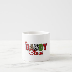 Taza De Espresso Daddy Claus Plaid Pattern-60095