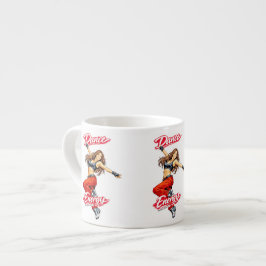 Taza De Espresso Danza de Energía y Libertad