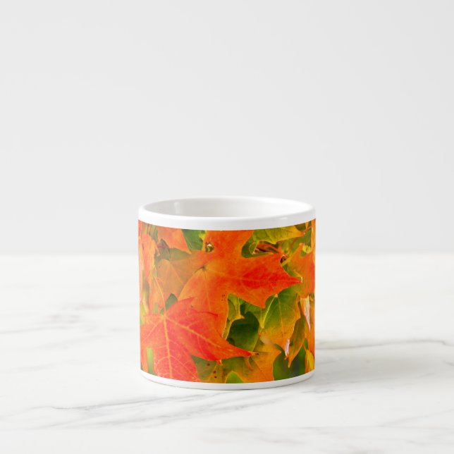 Taza De Espresso Danza de hoja de arce (Frente)