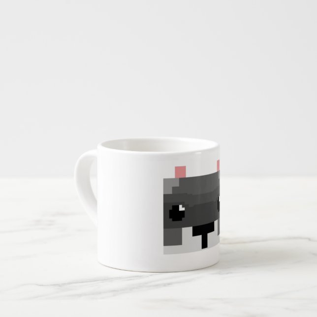Taza de Espresso de Animal Adorable (Izquierda)