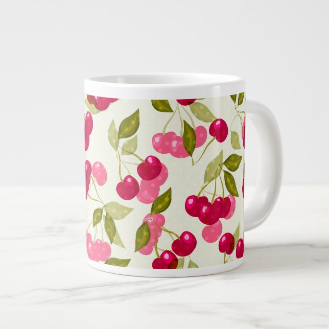 taza de espresso de cerezo (Derecha)