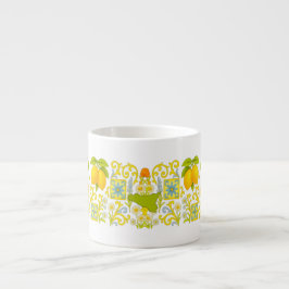 taza de espresso de patrón siciliano