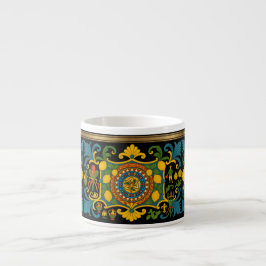Taza de Espresso de Patrón Siciliano Sicilia