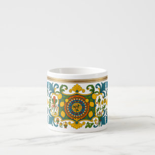 Taza de Espresso de Patrón Siciliano Sicilia
