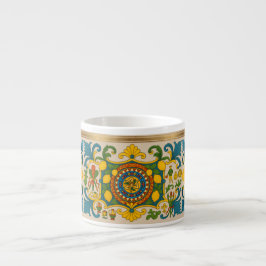 Taza de Espresso de Patrón Siciliano Sicilia
