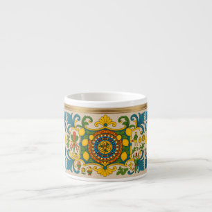 Taza de Espresso de Patrón Siciliano Sicilia