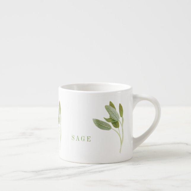 Taza de Espresso de SALVIA FRESCO (Derecha)