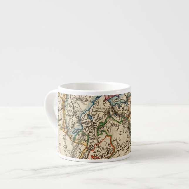 Taza De Espresso Del este - mapa europeo (Izquierda)