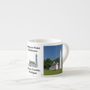 Taza de espresso del faro de Sturgeon Point
