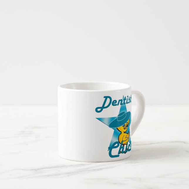 Taza De Espresso Dentistry Chick #7 (Derecha)