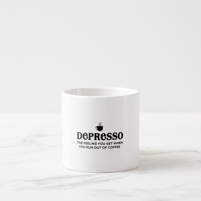 Taza De Espresso Depresso (Frente)