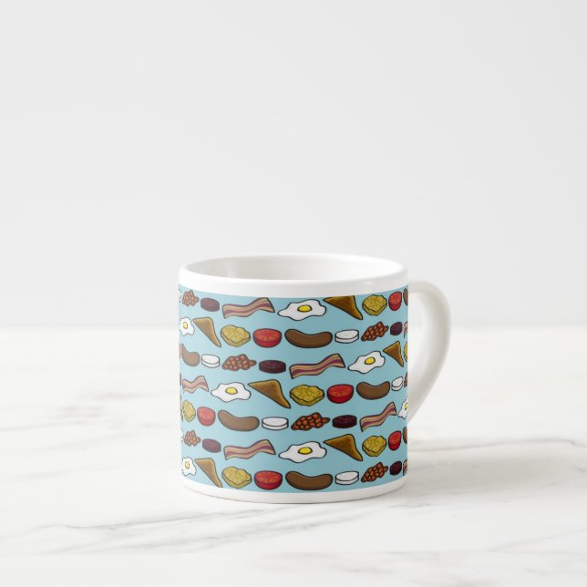Taza De Espresso Desayuno frito (Derecha)