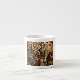 Taza De Espresso Destiladores clandestinos haciendo licor de whisky