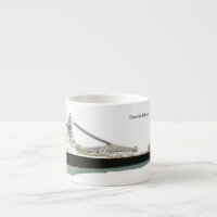 Detroit Edison recorte espresso mug