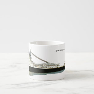 Taza De Espresso Detroit Edison recorte espresso mug