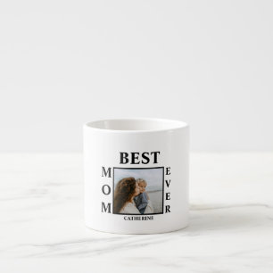 Taza De Espresso Día de la Madre personalizado mejor mamá de todos 