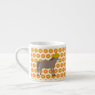 Taza De Espresso Día de los muertos en el burro mexicano
