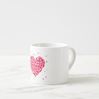 Taza De Espresso Día de San Valentín de forma de corazón Regalo de 