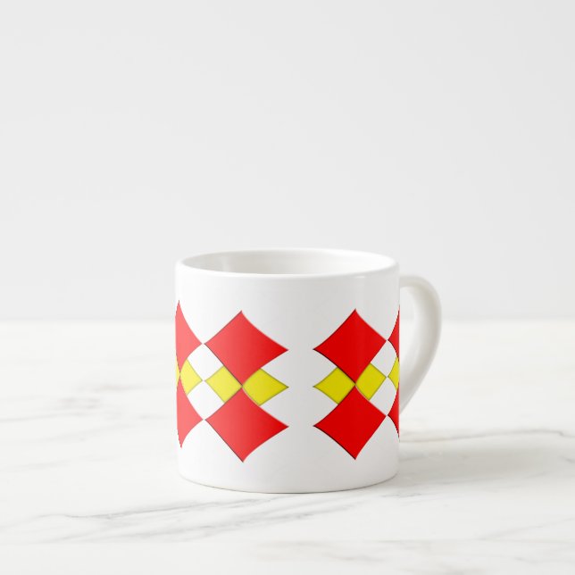 Taza De Espresso Diamantes (Derecha)
