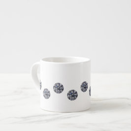 Taza De Espresso Diamantes