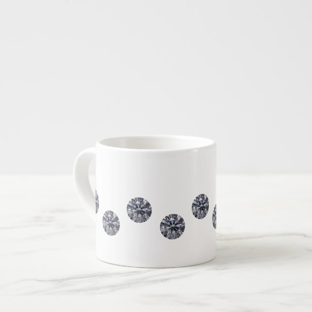 Taza De Espresso Diamantes (Izquierda)