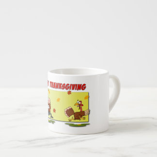 Taza De Espresso Dibujo animado brillante y divertido de Acción de