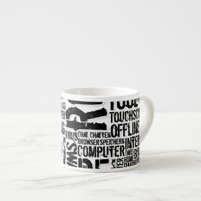 Taza De Espresso Diccionario de equipo... (Derecha)