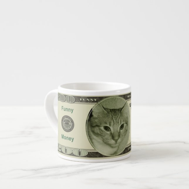Taza De Espresso Dinero gracioso (Izquierda)