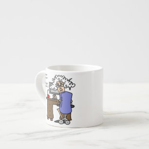 Taza De Espresso Disco duro de vuelta cómico