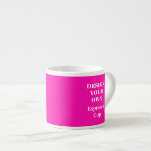 Taza De Espresso Diseñar su propia Copa de Espresso - Rosa brillant
