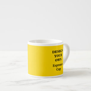 Taza De Espresso Diseñar tu propia Copa de Espresso - Amarillo