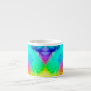 Taza De Espresso Diseño de fondo de textura de pelaje esponjoso arc