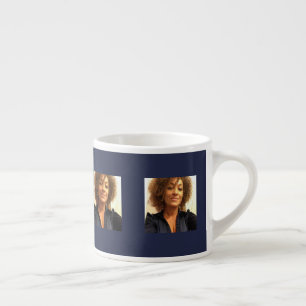 Taza De Espresso Diseño de la teja de la marina de guerra de la