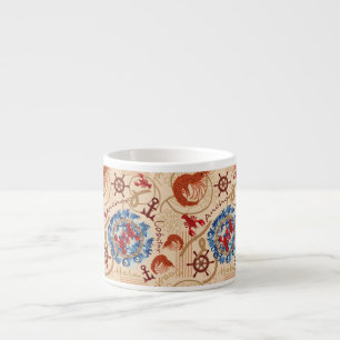 Taza De Espresso Diseño de núcleo de crustáceos