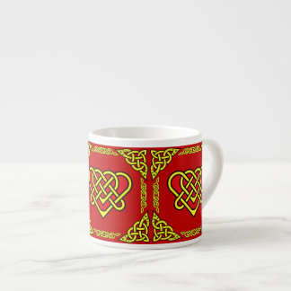 Taza De Espresso diseño de nudo entrelazado celta/Gadhlig 3, diseño