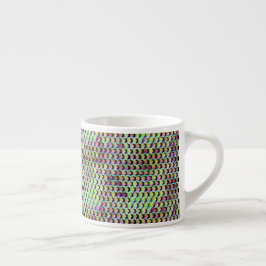 Taza De Espresso Diseño de patrones digitales abstractos modernos 1
