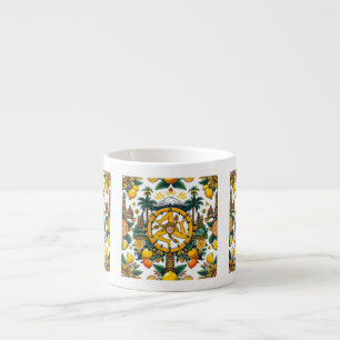 Taza De Espresso Diseño de Trinacria siciliana