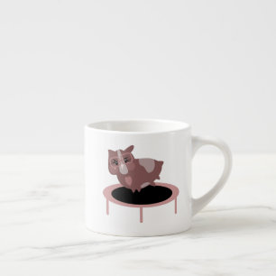 Taza De Espresso Diseño Divertido de Gimnasio de Fitness para Cuyes