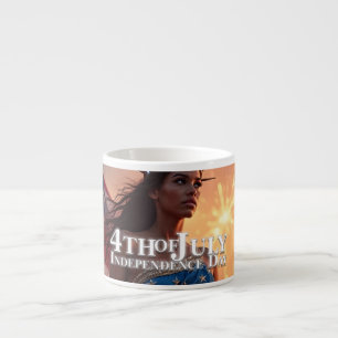 Taza De Espresso Diseño espléndido del 4 de julio - Fuegos artifici
