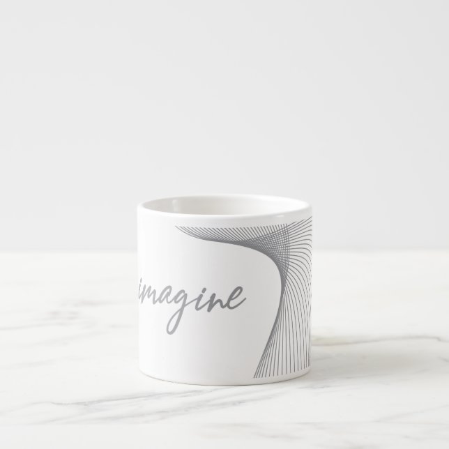 Taza De Espresso Diseño gráfico moderno, simple y elegante de Imagi (Frente)