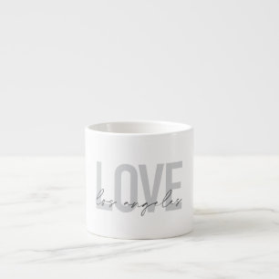 Taza De Espresso Diseño moderno, simple y urbano de Love Los Angele