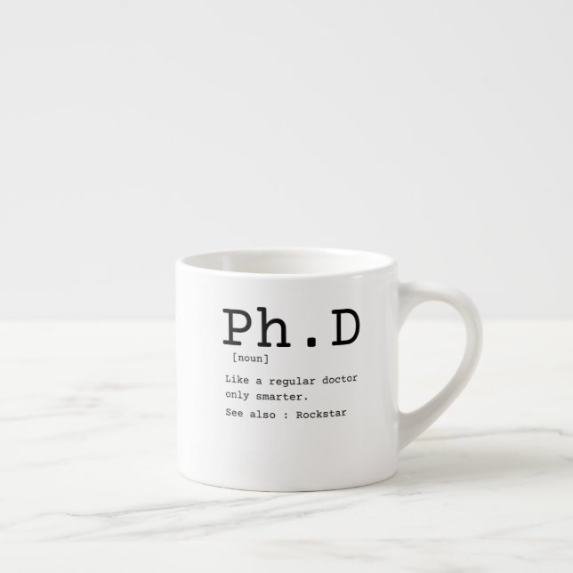 Taza De Espresso Disertación de médica de filosofía de definición d (Derecha)