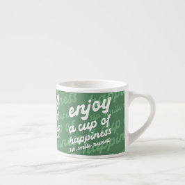 Taza De Espresso Disfruta de una copa de felicidad | Espresso motiv