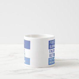 Taza De Espresso Disfrute de su jubilación: