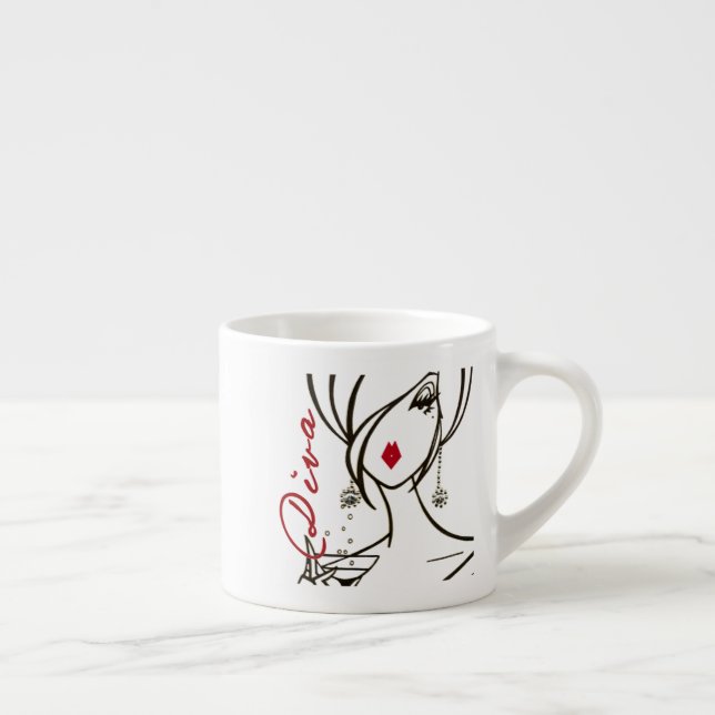 TAZA DE ESPRESSO DIVA (Derecha)